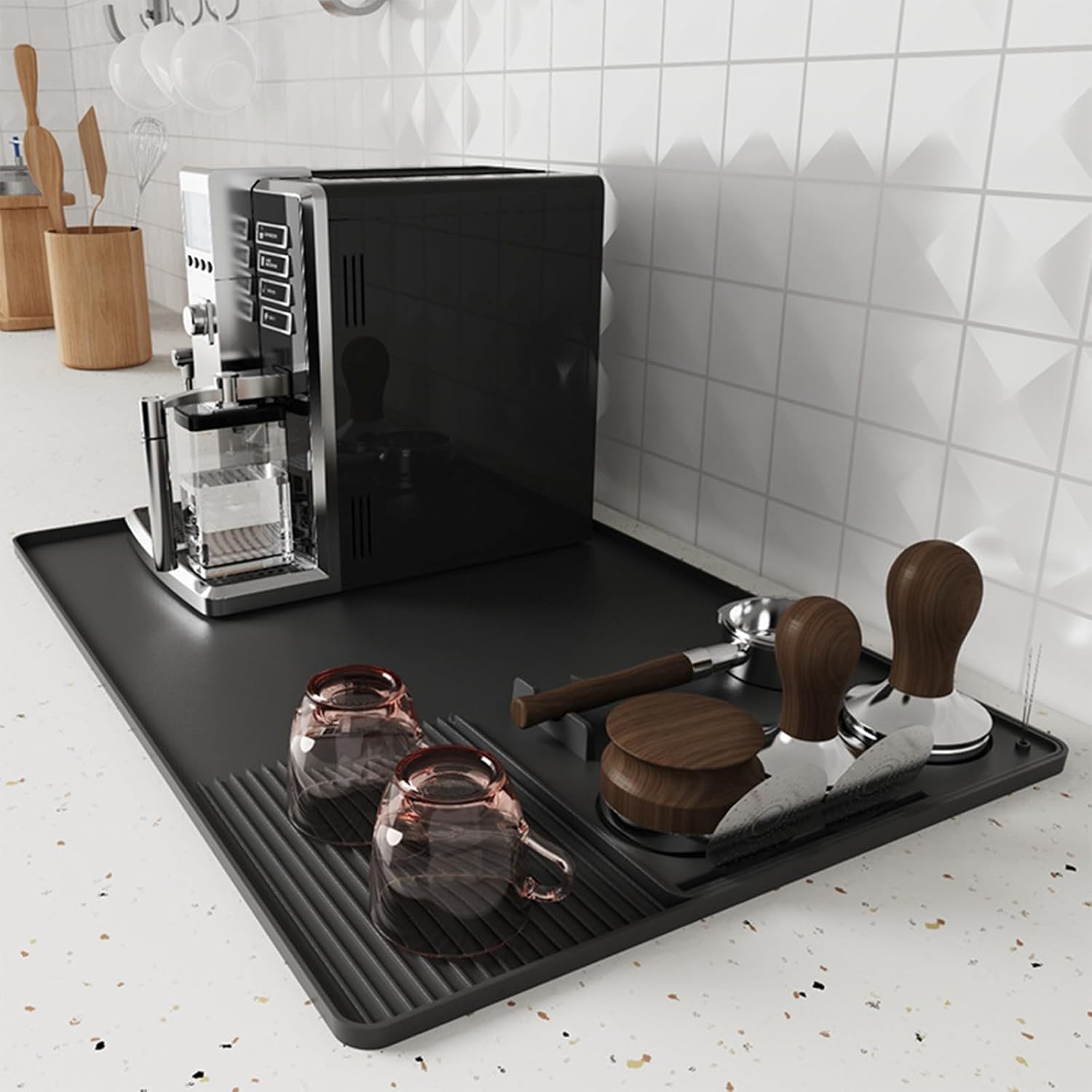 Bar Mat Rubber - Alas Kopi Silikon 3-In-1 Alas Bar