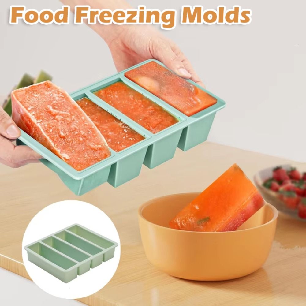 Ice Mold Sphere - Cetakan Pembeku Makanan 4 Kotak Baru,
