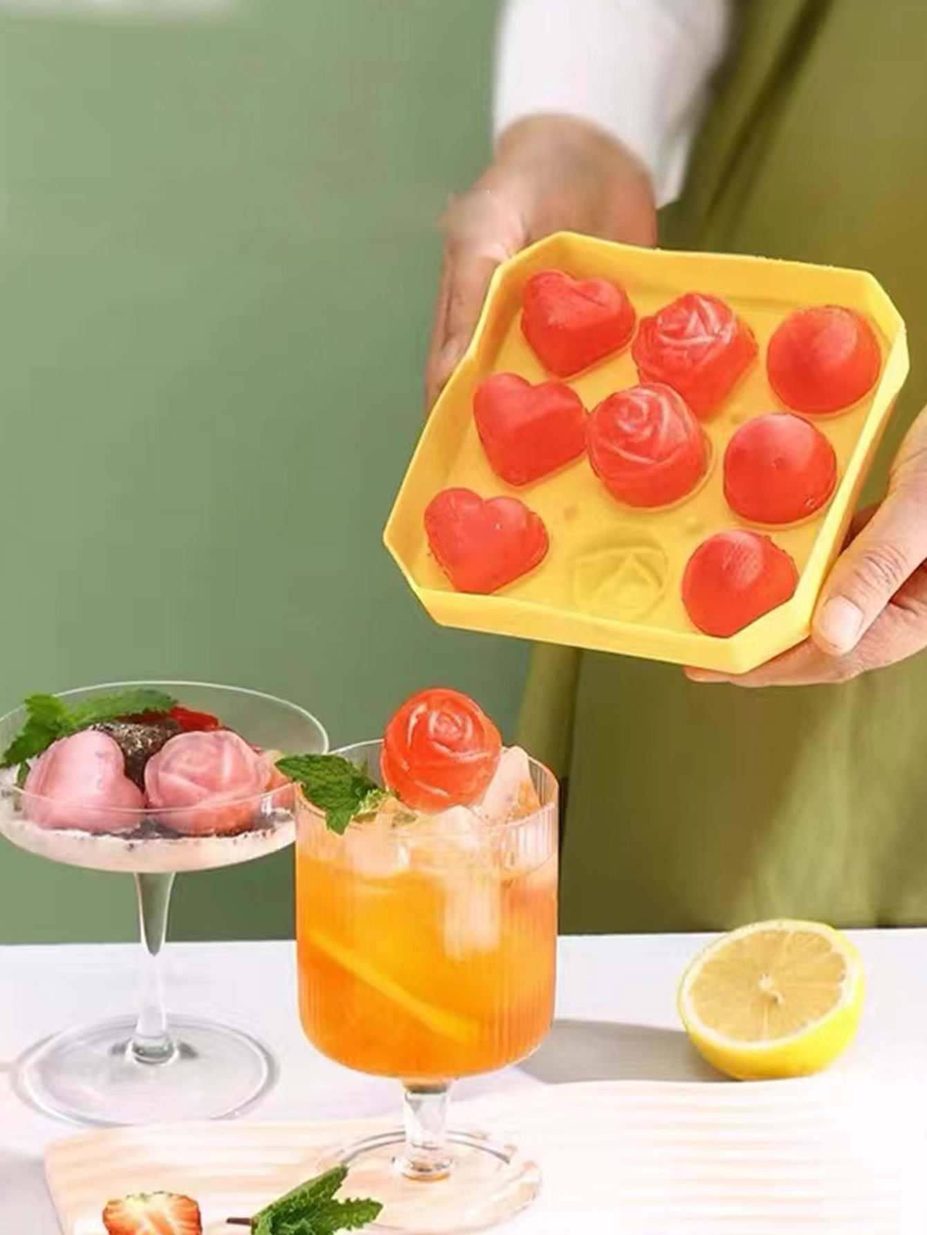 Cetakan Es Batu Mawar, Baki Es - Ice Mold Sphere ulasan dan harga